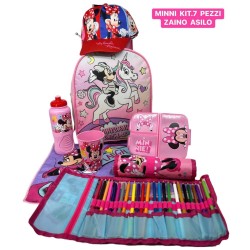 Set Scuola bambini 7 pezzi con cappello