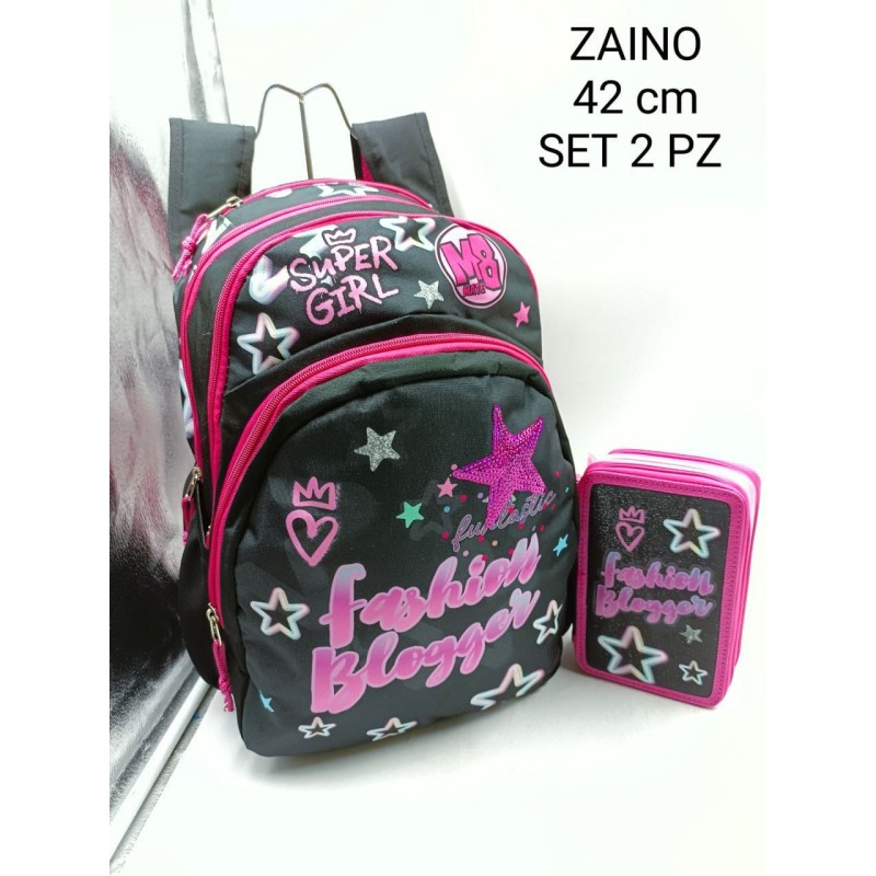 Set scuola bambina 2 pezzi