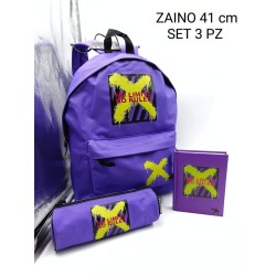 Zaino ragazzi set 3 pezzi