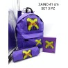 Zaino ragazzi set 3 pezzi