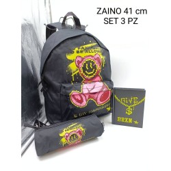 Zaino ragazzi set 3 pezzi