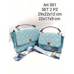 Borsa donna ANTONIO BASILE Set 2 pezzi