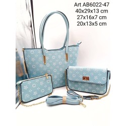 Borsa donna ANTONIO BASILE Set 3 pezzi