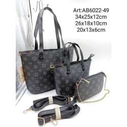 Borsa donna ANTONIO BASILE Set 3 pezzi