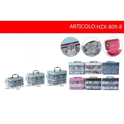 Beauty case set 3 pezzi