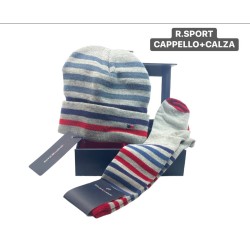 Set Cappello+calze uomo