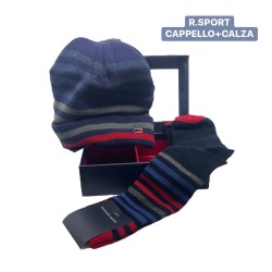 Set Cappello+calze uomo