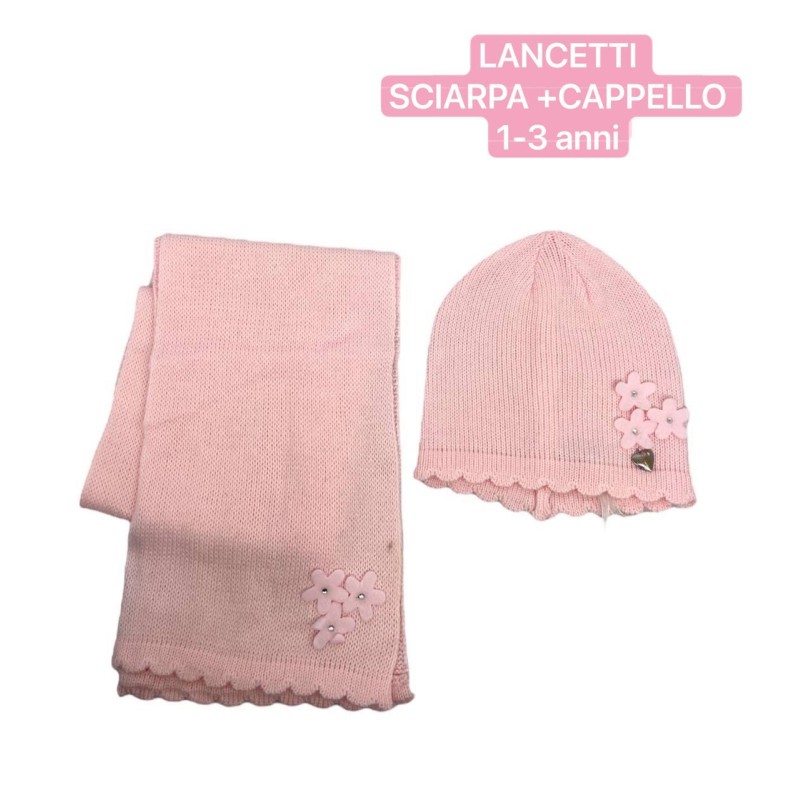 Set Sciarpa+Cappello LANCETTI bambina